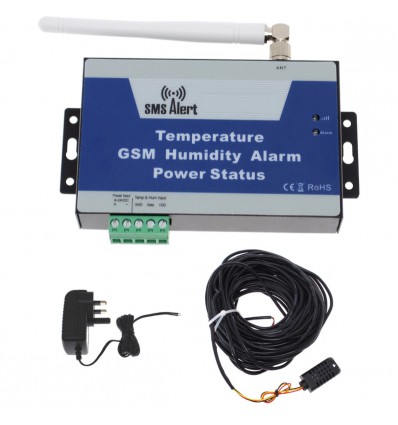 KP GSM Temperature Alarm Monitor with 20 metre Probe Extension