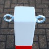 Two Top Mounted Chain Eyelets for the Removable Bollard