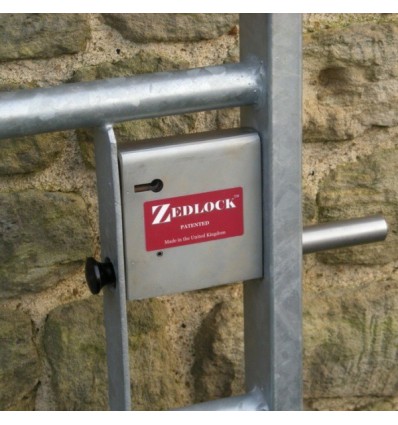 Steel Gate Zedlock  A (shown on a field gate)