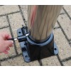 Large Fold Down Stainless Steel Bollard
