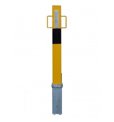140Y H/D Yellow Removable Security Post with Lift Out Handles (001-3410 K/D, 001-3400 K/A)