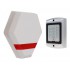 Compact Solar Powered Dummy Alarm Siren with Dummy Keypad