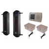 1B Solar Wireless Perimeter Alarm System with Rechargeable Power Packs