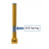 Bendy Fold Down Yellow Parking Post 