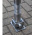 Bendy Fold Down Stainless Steel Parking Post (spring & lock)