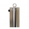 Large Fold Down Stainless Steel Bollard (top mounted eyelet)