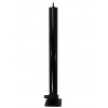 Black 76 mm Diameter Fold Down Parking Post. Integral Lock & Chain Eyelet (001-2970 K/D, 001-2980 K/A)