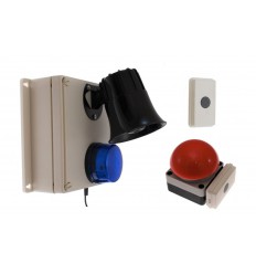Long Range Wireless Latching Siren & Strobe Panic Alarm