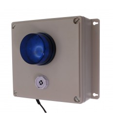 Wireless Lockdown Alarm Siren Control Panel with Adjustable Siren & Blue Flashing LED & Signal Repeater