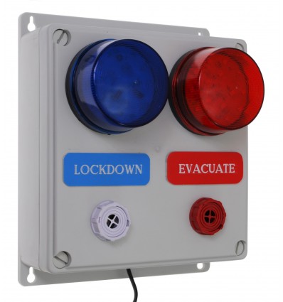 Wireless Lockdown & Evacuate Siren Alarm Control Box