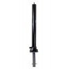 Black 76 mm Diameter Fold Down Parking Post with Ground Spigot