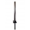 Stainless Steel 76 mm Diameter Fold Down Parking Post with Ground Spigot & Top Eyelet 