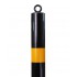 Eyelet on the Black & Yellow 76 mm Diameter Bolt Down Steel Bollard (001-2930)