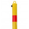 Eyelet on the Yellow & Red Fold Down Parking Post with Ground Spigot 