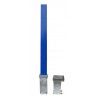 H/D Blue 100P Security Parking Posts & 2 x Ground Bases.