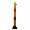 900mm High, Fold Down Parking Post & Red Band
