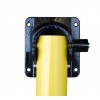 900mm High, Fold Down Parking Post & Red Band