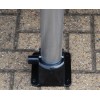 Galvanised 900W-76 Fold Down Parking Post, Integral Lock & Eyelet (001-2600 K/D, 001-2590 K/A).