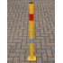 Bendy Fold Down Yellow & Red Parking Post 