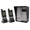 Wireless Gate & Door Intercom with 2 x Handsets (UltraCom2 No Keypad) Silver & Black Hood 