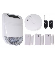 HY Solar Wireless Siren Alarm Kit 2