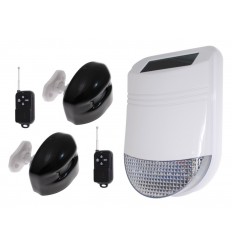 HY Outdoor Solar Wireless Siren Alarm Kit 2