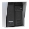 Black Caller Station with Silver Weatherproof Hood (UltraCom2)
