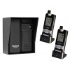 Wireless Gate & Door Intercom with 2 x Handsets (UltraCom2 No keypad) Black & Black Hood