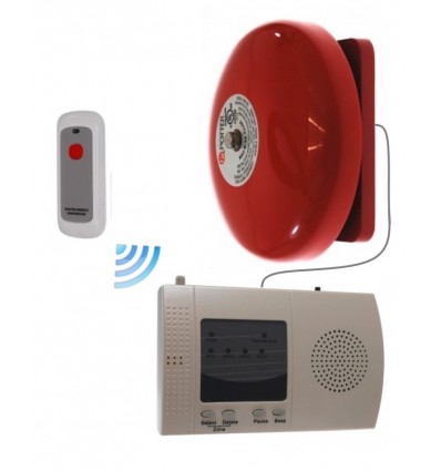 Long Range (900 metre) Wireless Warehouse 'S' Bell with Internal Push Button