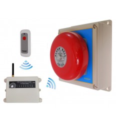 Extra Long Range (1800 metre) Wireless 'S' Bell System 2 with Internal Push Button