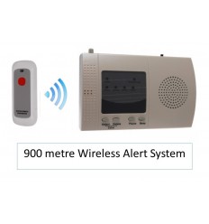Long Range (900 metre) Wireless 'S' Alert System