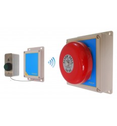 Warehouse Special Long Range (900 metre) Wireless 'S' Bell System 2 Uni Button