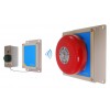 Wireless Industrial Doorbell Kit (900m) – High Resistance ‘Bell Symbol’ Button & Wireless Red Bell (DA600+)