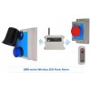 Extra Long Range 1800 metre Loud Wireless SOS & Lockdown Alarm 