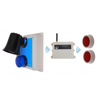 1200 metre Wireless 118 Decibel Loud Panic Alarm System