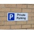 External Private Parking Wall Sign