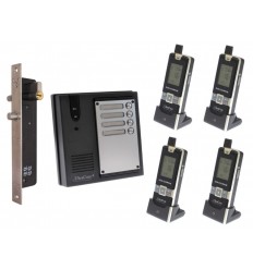 4 x Property 600 metre Wireless UltraCom4 Intercom with Electronic Door Latch
