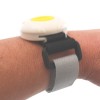 WG Alarm, Wireless Wrist & Necklace Panic Button, worn around the wrist.
