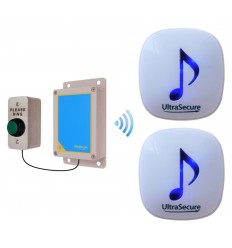 Medium range 600 metre Wireless DA600 Doorbell with 2 x Receivers