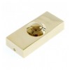 Brass Finish Push Button for the Long Range 800 metre Wireless Doorbell 