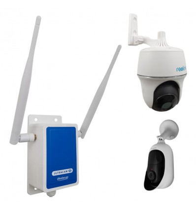 4G Wireless UltraCAM CCTV Camera Kit for Remote Buildings