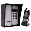 Wireless Gate & Door Intercom with Keypad (UltraCom2) Silver & Black Hood 