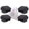 4 x PIR DA600-T Wireless Garden & Driveway Alarm