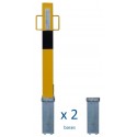 Heavy Duty Removable Security Post with Lift Out Handles