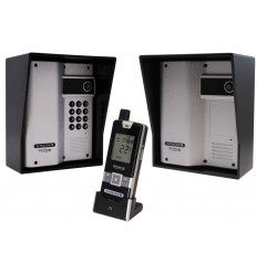2 x Gate & Entrance Wireless Intercom (UltraCom2) with 1 x Handset