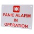 Panic Alarm in Operation Sign