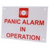 Panic Alarm in Operation Sign
