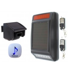 DA600 Wireless Garden & Driveway Alarm with Solar Siren