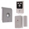 Wireless Battery-Powered Alarm with Door/Window Sensor & Indoor Siren (BT Range)