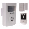 Wireless Battery-Powered Alarm with Motion Detector, Built-in Siren & Door/Window Sensor (BT Range)